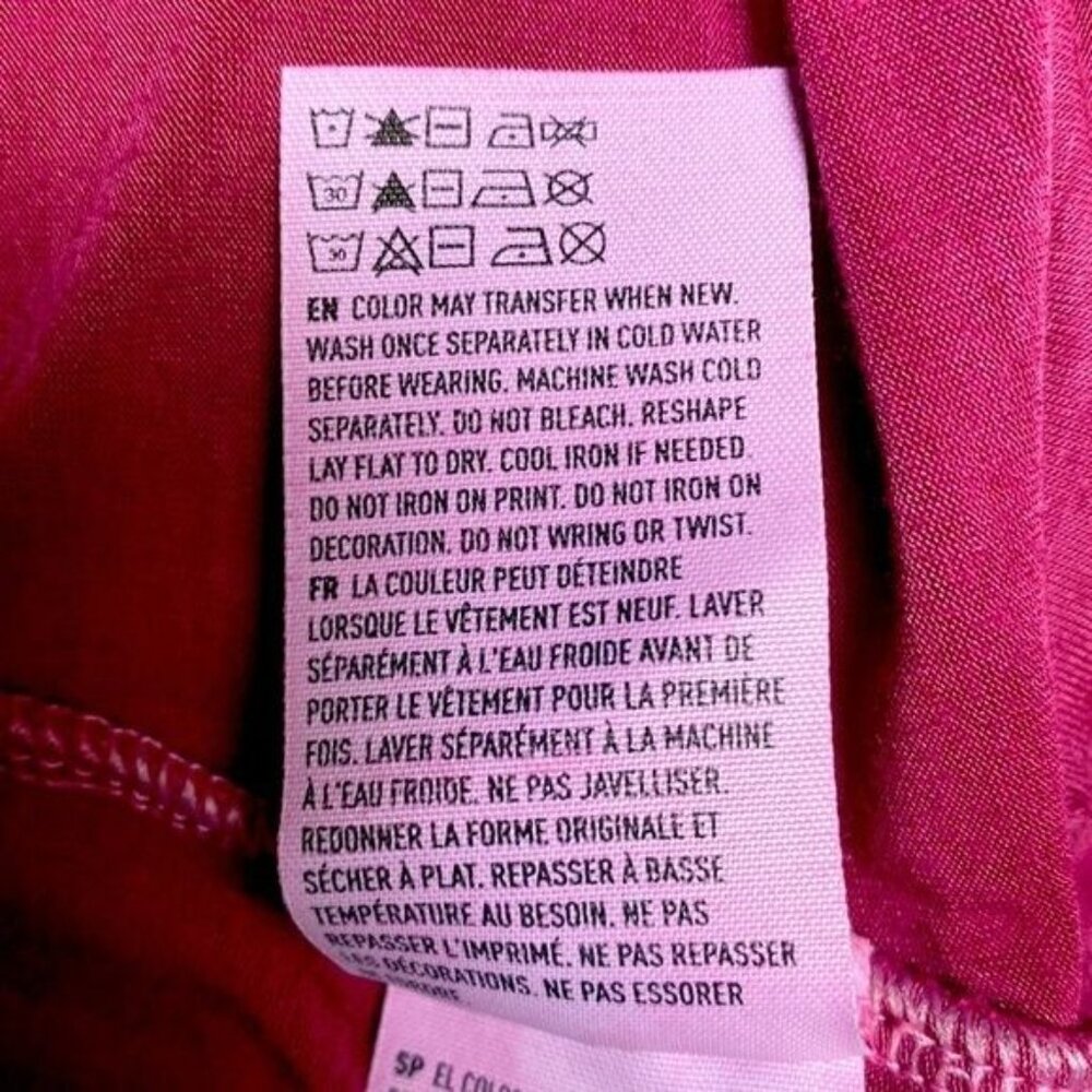 American Eagle Outfitters Viscose Spandex Soft Sexy Tee Mauve Long Sleeve Off Sh - Picture 5 of 8